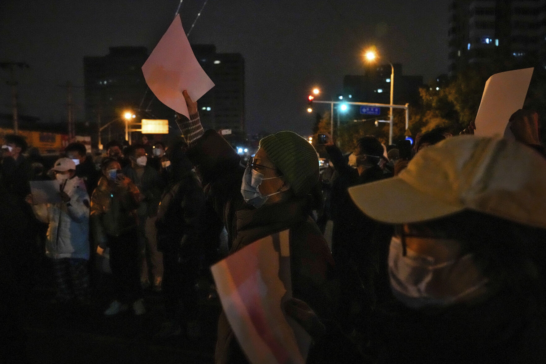 Virus Outbreak China Protest